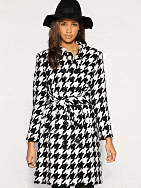 <p>There's nothing like a twist on an old classic to update your wardrobe! This gorgeous monochrome dogtooth coat from Kookai belts in at the waist for a flattering shape</p><p> </p><p><a target="_blank" href="http://www.asos.com/Kookai/Kookai-Wool-Mix-Dogtooth-Double-Breasted-Coat/Prod/pgeproduct.aspx?iid=1265723&cid=2110&sh=0&pge=0&pgesize=200&sort=-1&clr=Black%2fWhite">www.asos.com </a><br />Was £149, now £74<br /></p>