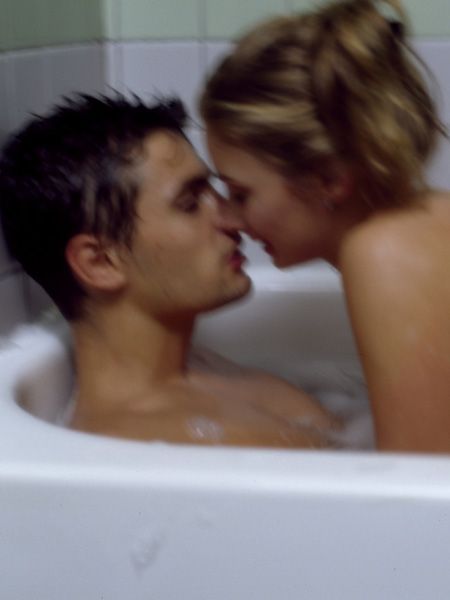 Whether it's a steamy shower together, or a long and relaxing bath, there's nothing more exciting than feeling his wet slippery body against yours! Don't skimp on the bubbles and throw in some romantic tunes for a really luxurious experience