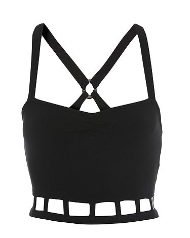 <p>Sex up your look with this crop top from Miss Selfridge. D&G had these all over the catwalk so you'll be bang on trend</p>

<p>Crop top, £20, <a href="http://www.missselfridge.com/webapp/wcs/stores/servlet/TopCategoriesDisplay?storeId=12554&catalogId=33055" target="_blank">Miss Selfridge</a></p>