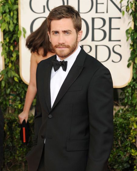 Newly single Love and Other Drugs star Jake Gyllenhaal looking hot hot hot as he arrives for the awards