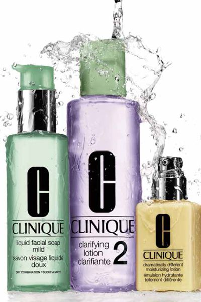 <p>No matter what your skin type, a solid daily cleansing, exfoliating and moisturising routine is still one of the best ways to achieve great skin. Let a Clinique skincare Consultant demonstrate the correct way to look after your skin for free at any of their counters and try the iconic custom-fit <a target="_blank" href="http://ad-emea.doubleclick.net/clk;235198555;59022743;o">3-Step system</a> which has helped girls achieve healthy, glowing skin for 40 years</p>