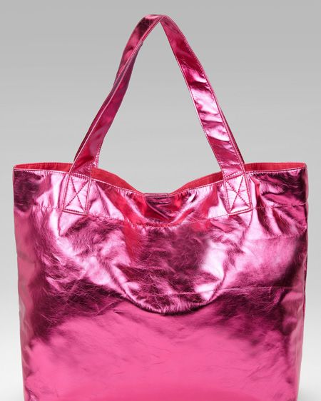 <p>We love this hot pink shopper. Arm yourself with it now and rock the colour blocking spring trend early </p>

<p>£18, Marks & Spencer</p>