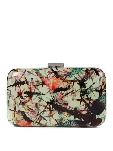 <p>Splurge on this hardcase clutch from Ted Baker- the most stylish way to store your things on a night out. The stunning new addition is part of their new dragonfly print collection, in stores now</p>

<p>£99, <a href="http://www.tedbaker.com/women%27s/new_arrivals/87338-dragonfly_hardcase_clutch/detail.aspx?pfm=browse#productdetails" target="blank">tedbaker.com</a></p>