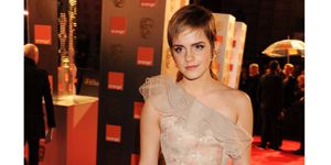 Harry Potter might have only been nominated for Special Visual Effects and Make up and Hair but Emma Watson looked every inch the winner in a nude and ivory Valentino gown. Scattered with lace and silk, it's got modern-day Victoriana all wrapped up