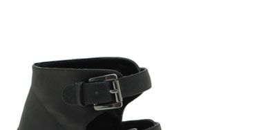<p>With opaque tights or bare feet, these black sandals are modern classics. Wear with denim cut-offs and a slouchy tee for a look that oozes casual cool</p>

<p>£40, <a href="http://www.asos.com/Asos/Asos-Randal-Buckle-Wedges/Prod/pgeproduct.aspx?iid=950667&cid=4172&Rf-800=-1,50.000&sh=0&pge=6&pgesize=20&sort=-1&clr=Black" target="blank">asos.com</a></p>