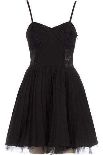 <p>A hot date, girlie night, black tie do... this lace-trimmed strappy cocktail number is your go-to-gown for any occasion where 'sexy' is the dress code</p>

<p>£30, <a href="http://www.dorothyperkins.com/webapp/wcs/stores/servlet/ProductDisplay?beginIndex=0&viewAllFlag=&catalogId=33053&storeId=12552&productId=2256856&cmpid=awin&_$ja=tsid:19886|prd:79682">dorothyperkins.com</a> </p>