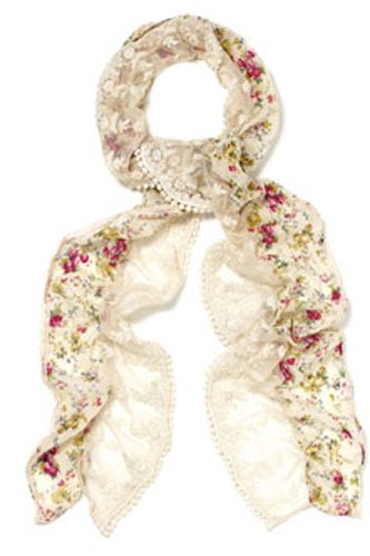 <p>Accessorize's spring/summer collection has just gone on sale and it's brimming with the trimmings for the new season trends. Firstly we're snapping up this utterly romantic ditsy lace scarf – and we won't be taking it off any time soon!</p>

<p>£16, <a href="http://www.accessorize.com/all-accessories/ditsy-lace-scarf/invt/88733115/?bklist=icat,4,shop,accessoriesshop,newinaccessories">accessorize.com</a> </p>