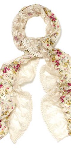 <p>Accessorize's spring/summer collection has just gone on sale and it's brimming with the trimmings for the new season trends. Firstly we're snapping up this utterly romantic ditsy lace scarf – and we won't be taking it off any time soon!</p>

<p>£16, <a href="http://www.accessorize.com/all-accessories/ditsy-lace-scarf/invt/88733115/?bklist=icat,4,shop,accessoriesshop,newinaccessories">accessorize.com</a> </p>