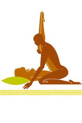 <p>Try this week's sex position that promises goose bump-inducing friction for both you and your man. Lie on your back with a pillow under your head, your legs in the air as straight and high as possible. While kneeling (his chest at your calves), your guy pushes your legs to one side slightly - not allowing them to flop all the way over - leans forward, and enters you.</p><p>Find out more about how to master this move <a href=" http://www.cosmopolitan.co.uk/love-sex/karma-sutra/up-up-away-78266."target="_blank"> here </a></p>
