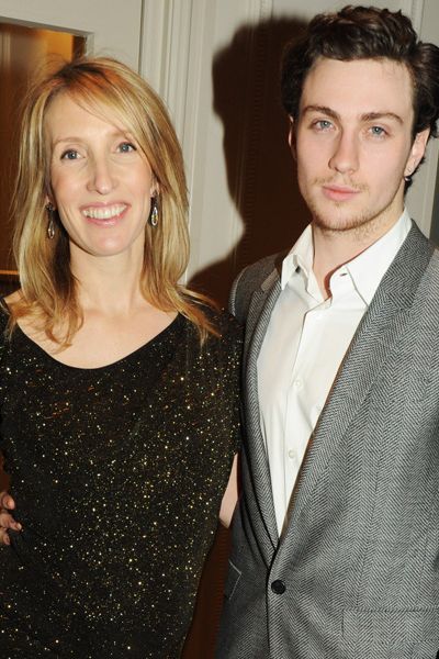 <p>Age difference: 24 years</p>

<p>Go Sam! Not only has she broken into the male-dominated world of film directing, she's also bagged herself a beautiful boy in the process, in the form of 19-year-old actor Aaron.The couple are now engaged and expecting their first child.</p>