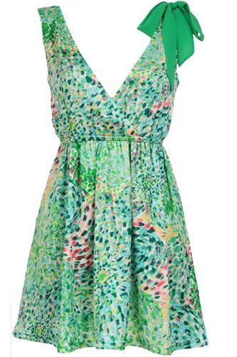 <p>Max C's summer collection is bursting with vibrant prints. This attention-grabbing dress is a work of art</p>

<p>£45, <a href="http://www.maxclondon.com"target="_blank">maxclondon.com</a></p>