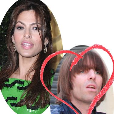 Avert your eyes, Nicole Appleton. Super sexy Eva Mendes has a crush on the former All Saint star's fella Liam Gallagher! The actress once said "I love the English bands. I adore The Smiths, The Stone Roses, Oasis, all of those guys. I think Liam [Gallagher] is one of the sexiest men alive." Interesting taste…