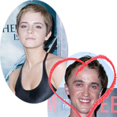 Talking to Seventeen magazine about her Harry Potter co-stars, Emma Watson confessed; "[Tom Felton] was my first crush. He totally knows. We talked about it - we still laugh about it. We are really good friends now, and that's cool." Hermione and Draco? Watch this space.
