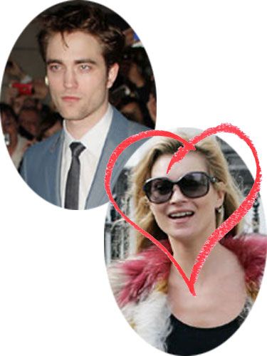 There will be tears from Robert Pattinson today as his childhood crush Kate Moss walks down the aisle - the Twilight star recently confessed his love for the supermodel, saying; "I was always obsessed with Kate Moss. On my bedroom wall I had a poster of Linda Blair and Kate Moss. I always liked Jane Fonda. Who else? Ellen Burstyn." Obviously his only love is Kristen Stewart now though.

