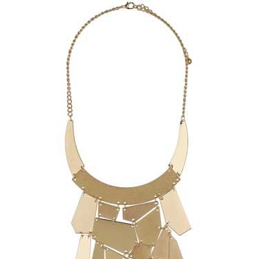 <p>Pack away your Peter Pan collars girls! The new Freedom jewellery collections have just gone into Topshop and Dorothy Perkins boasting the most amazing neckwear pieces. This humdinger necklace is topping our list</p>

<p>£25,<a href="http://www.topshop.com/webapp/wcs/stores/servlet/ProductDisplay?beginIndex=0&viewAllFlag=&catalogId=33057&storeId=12556&productId=2518475&langId=-1&sort_field=Relevance&categoryId=208556&parent_categoryId=204484&pageSize=200&refinements=category~[210007|208556]&noOfRefinements=1 
"target="_blank">Topshop</a></p> 
