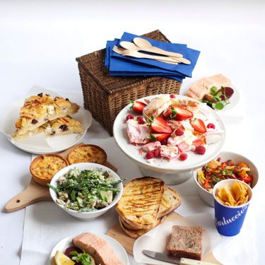 <p>Looking for inspiration for a date? Shun the standard scenario of dinner or drinks and go for a picnic (you can make it an indoor event if the weather is bad). To ensure you enjoy an elegant and edible picnic, Carluccio's have a fresh made-to-order hamper for girls on the go. The picnic is crammed with delicious treats including focaccia stuffed with ricotta and pancetta, poached salmon salad, pork and mushroom terrine and Eton mess.  Priced at £45 for two, you can add a bottle of wine for £10.50 and make it the perfect date. Visit <a href="http://www.carluccios.com/" target="_blank">carluccios.com</a>
</p>