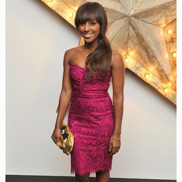 <p>Songstress Alexandra Burke was pretty in fuschia pink at the Dolce&Gabbana Net-a-Porter party. Alex spent the evening chatting to fellow fashionistas. We're loving her sophisticated hair swish look!</p>
