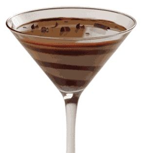 It's National Chocolate Week, which means that we can legitimately celebrate all things delicious. Why don't you toast NCW with a Chocolate Martinin?

You will need:
- 2 oz base spirit (vodka, light rum or brandy)
- 1/2 oz chocolate liqueur
- 1/2 oz white creme de cacao
- Chocolate syrup to coat rim of martini glass

Coat the rim of the martini glass with chocolate syrup. Mix all the ingredients in a cocktail shaker with ice and strain into a martini glass. It's so simple it'd be a crime not to make one right now...