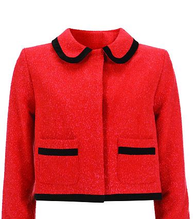 Blame Kate Middleton for our obsession with this jacket, she brought the navy version recently and it's all sold out now. Fear not though, we now have this red one to lust over

<p>£110, <a href="http://www.topshop.com/">Topshop</a></p>