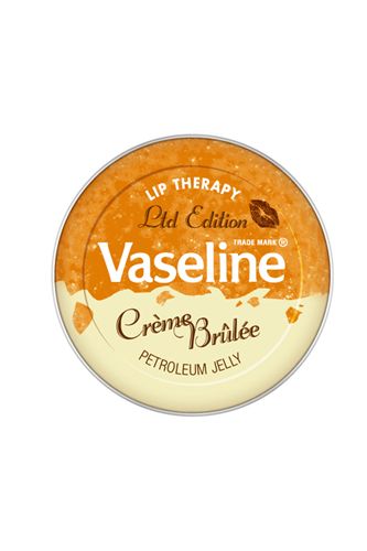 <p>If you haven't heard of this yet, where have you been?! Good ol' Vaseline has turned all sweet on us and  
reinvented itself in a Creme Brulee flavour. This indulgent little pot, that's not as sickly sweet as you might  
think by the way, is only available for a short time so grab it now before everyone else gets one </p>
<p>£2.99, exclusive to <a href="http://www.selfridges.com/en/Beauty/Categories/NEW-IN/Make-up-colour/Limited-Edition-Lip-Therapy-Creme-Brulee_481-73029548-8770624/" target="_blank">selfridges.com</a> </p>