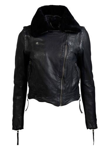 <p>What girl can possibly be without the black leather jacket? A timeless wardrobe staple, it racks up your fashion credentials without looking too try too hard! Try out this sexy version of the classic.</p>
<p>£300, <a href="http://www.muubaa.co.uk">Muubaa</a></p>
