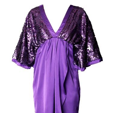 <p>This Kimono wrapper maxi dress is relaxed boho style at its best. For a touch of luxe, team with a twinkly bejewelled clutch bag</p>

<p>£25, <a href="http://www.boohoo.com/restofworld/dresses/sequin-dresses/icat/sequin-dresses/new-in/rebecca-sequin-kimono-sateen-wrapover-maxi-dress/invt/azz72008">
boohoo</a></p>