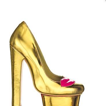 <p>Check out these heels, they are so luxe! Forget painting the town red, paint the pavements gold, and follow in the footsteps of trend-setting Nicola Roberts who recently rocked them – she teamed hers with jeans!</p>

<p>£159.99, 	<a href="http://kandeeshoes.com/index.php?main_page=product_info&cPath=1&products_id=8">
Kandee</a></p>