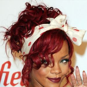 Rihanna IS the hair chameleon - one minute her hair is bobbed, then cropped, then out of nowhere - bright red! Rihanna can do no wrong in the hair stakes, and her red curly do was a hit in 2011
