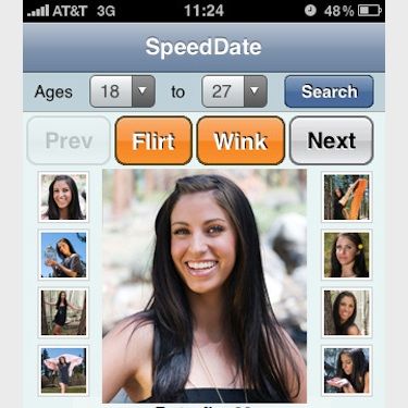 <p> Amp your flirty up this festive season with the fantastic free speed-dating app. Packed to bursting with cute singles, you can meet up to 15 locals in under an hour... how's that for speed? </p>

<p>Download your app for free from <a href="http://itunes.apple.com/us/app/id303604914?mt=8">iTunes</a></p>