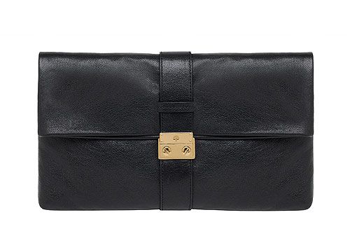 Say hello to the Harriet clutch in buffalo black, it's Mulberry's newest offering and we are in love. If it's good enough for Olivia Palermo and Kate Bosworth, it's good enough for us!
<p>£450, <a href="http://http://www.mulberry.com/">
Mulberry</a></p>