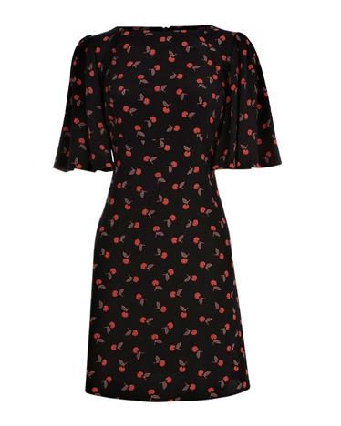 <p>Now's a good time to stock up on a few transseasonal items that will see you from winter to spring. We love this vintage-inspired frock from Oasis with loose half length sleeves</p>

<p>
Cherry print dress, was £30, now £25, <a href="http://www.oasis-stores.com///fcp-product/3470074058" target="_blank">Oasis-Stores.com</a></p>