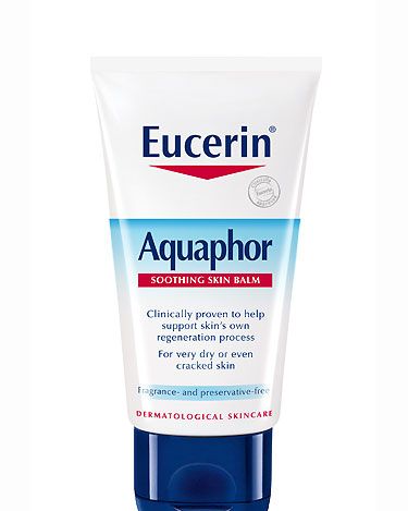 <p>a multi-purpose balm that heals and repairs with a conditioning vitamin B derivative and soothing chamomile, £8.50 at <a href="http://www.boots.com/en/Eucerin-Aquaphor-Soothing-Skin-Balm-40ml_1235541/" target="_blank">Boots.com</a><br /><br /></p>