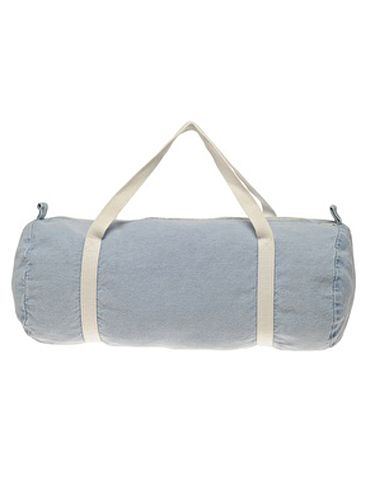 <p>As denim sets to reign the season, you'll be a real gym hottie with this chic duffle bag.</p>
<p>American Apparel denim duffle bag, £38, <a href="http://www.asos.com/American-Apparel/American-Apparel-Denim-Duffle-Bag/Prod/pgeproduct.aspx?iid=2119957&SearchQuery=denim&Rf-800=-1,55&Rf-700=1000&sh=0&pge=0&pgesize=200&sort=-1&clr=Lightvintagedenim" target="_blank">Asos</a></p>