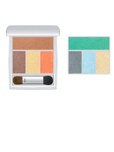<p>Chic makeup brand RMK has sprinkled pastel hues over its palettes for a truly romantic feel. Wear with a clean, simple base, lightly blushed cheeks and a wash of marine green or blue on the eyes, layered up or down for day or night</p>
<p><strong>Copy the catwalk: </strong>Wear soft rainbow hues on eyes and lips as seen on the Jaeger London runways</p>
<p>RMK Sprinkling Eyes sets, £36 each from <a href="http://www.lookfantastic.com/brands/rmk/rmk-make-up.list" target="_blank">lookfantastic.com</a> or Selfridges</p>
