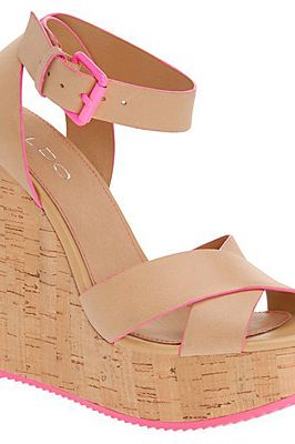 <p>Feast your eyes on these delightful cork wedges from ALDO. The flash of fluro nods to this season's sportswear trend -  without having to forfeit your heels, natch.</p>
<p>Brimfield wedges, £70, <a title="Aldo weges" href="http://www.aldoshoes.com/uk/women/sandals/sandals/88278073-brimfield/32" target="_blank">ALDO</a></p>