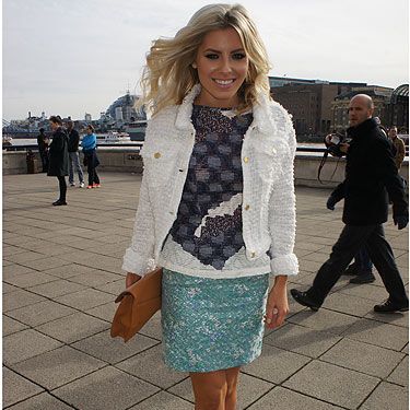 <p>This lady needs no introduction, it's Mollie from The Saturdays - we love Mollie! Doesn't she look amazing in her Michael van der Ham ensemble? She was actually on her way in to his show, coincidence? We think not</p>