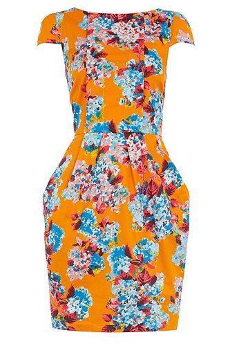 <p>Whilst the weather mightn't be tropical, the print on this lovely lantern dress sure is! The ideal starter shape before trying out this season's peplum, we can't wait to rock this fun frock!</p>
<p>Multi floral pleat dress, £42, <a title="Dorothy Perkins" href="http://www.dorothyperkins.com/webapp/wcs/stores/servlet/ProductDisplay?beginIndex=0&viewAllFlag=&catalogId=33053&storeId=12552&productId=4733428" target="_blank">Dorothy Perkins</a></p>
<p> </p>