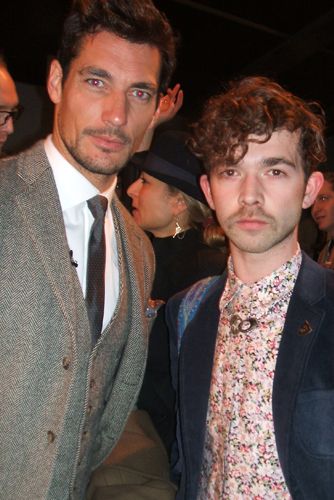 <p>The day was all about David Gandy. Maybe his newly single status made him even more attractive on the eye, as everyone wanted a photo with the dashing D&G man</p>
