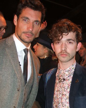 <p>The day was all about David Gandy. Maybe his newly single status made him even more attractive on the eye, as everyone wanted a photo with the dashing D&G man</p>