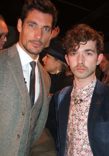 <p>The day was all about David Gandy. Maybe his newly single status made him even more attractive on the eye, as everyone wanted a photo with the dashing D&G man</p>