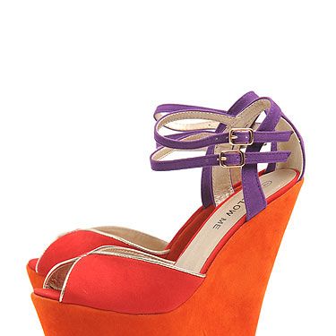 <p>These high-rise wedges are divine; a little bit 70s and a whole lot lovely, they also tick off the colour blocking trend a treat. Want, want, WANT!</p>
<p>Bright peep toe wedge, £35.99, <a title="AX Paris" href="http://www.axparis.co.uk/products/-Bright-Peep-Toe-Wedge.html" target="_blank">AX Paris</a></p>