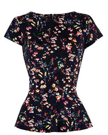 <p>If you're talking about cost per wear, this fab floral print peplum top totally cuts the fashion mustard. Wear with jeans and ballet flats for a cute off-duty look, or amp things up a notch with a pencil skirt and sky-scraper heels by night.</p>
<p>Floral peplum top, £25, <a title="Warehouse" href="http://www.warehouse.co.uk/fcp/product/fashion/casual-tops/floral%20peplum%20top/308469" target="_blank">Warehouse</a></p>
