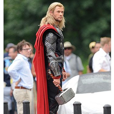<p>If you haven't seen Thor yet, what are you waiting for? Chris Hemsworth plays the role of Thor (obvs!) and he gets to smooch Natalie Portman (lucky so-and-so) as well as fight off the baddies</p>