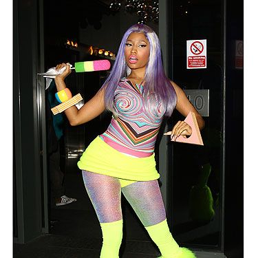 <p>So many colours, so little time... Nicki Minaj's solution is to wear all of them at once! Working the neon trend to the max, it's the psychedelic-print top that caught our eye first. Followed by the furry legwarmers. And the faux ice lolly... </p>
<p><strong>CAN'T GET ENOUGH NICKI MINAJ? CHECK OUT YOUR LATEST COPY OF COSMO ON CAMPUS</strong>, <strong>AVAILABLE NOW!</strong></p>
