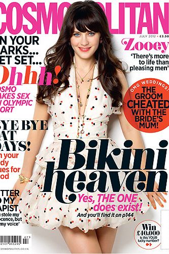 <p>Actress Zooey Deschanel talks about girl power, why there's more to life then pleasing men and her love of PJs on page 52 of this month's Cosmo</p>