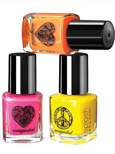 <p>With this month's issue you can pick up a naughty neon nail varnish from Missguided! Worth £5.99, these nail varnishes are perfect for summer festivals and beach getaways…<br /> <br />*Not available with subscription copies or in some areas</p>