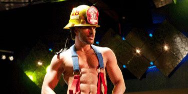 <p><strong>In cinemas on Wednesday 11 June 2012</strong>  </p>
<p>Women worldwide, you HAVE to see Channing Tatum's new film about how Mike Lane, construction-worker-come-stripper educates Adam (Alex Pettyfer) in how to become a sex god.</p>
<p>  We recommend that you take <em>all</em> your girlfriends, your fellas might not appreciate watching you go week at the knees.</p>
<p>  Prepare to blush. </p>