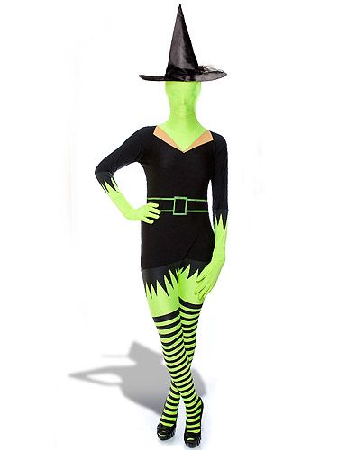 <p>Morphsuits just got spooky! Channel the Wicked Witch of the West in this all-in-one. Best start perfecting your cackle now.<br /><br />Green witch morphsuit, £35.96, <a href="http://monsterstuff.co.uk/green-witch-morphsuit-p-701.html" target="_blank">Monster Stuff</a></p>