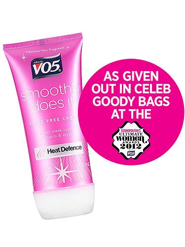 <p>This month's issue comes free with a VO5 Smoothly Does It Frizz Free Creme 100ml*, perfect for combating any winter frizz. We love it so much we even included it in our Ultimate Women of the Year 2012 award goody bags. Oh we do treat you lucky lot!<br /><br />*Not available in all areas or on subscription copies</p>
<p><a title="http://www.cosmopolitan.co.uk/beauty-hair/news/trends/beauty-products/august-beauty-buys?click=cos_new" href="http://www.cosmopolitan.co.uk/beauty-hair/news/trends/beauty-products/august-beauty-buys?click=cos_new" target="_blank">SEE OUR BEST BEAUTY BUYS</a></p>