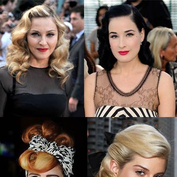 Want a new way to wear your hair? Then rewind to a retro era because hairstyles from yesteryear are all the rage! From 40s pin curls and 50s rockabilly quiffs to 70s flicks and 80s root boost, even the celebs are being inspired by the different decades. Just make sure you have an arsenal of hair tools on hand to secure your style because some of them are seriously immaculate – think rollers, hairspray and plenty of pins! "The catwalk trends for 2012 are really putting a modern twist on retro styles," says Ken Picton, super stylist and former Welsh Hairdresser of the Year. "Finger waves are a big favourite at the minute - the surefire way to getting them right is to use a wand or small barrel tong and a soft bristle brush. For shorter hair, try a retro pin curl, very Prada, you just need lots of lady Jane clips and a great hairspray, while quiffs will work on all hair lengths, long or short!" All you have to do is pick the decade you want to dabble in and get creating…
